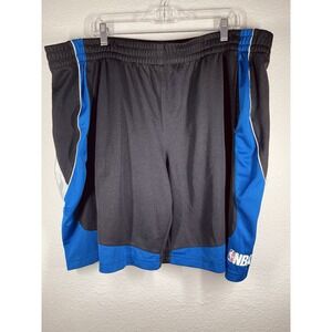 NBA Men's Basketball Shorts Blue Sz XXL Pockets Men's Activewear Shorts Authenti